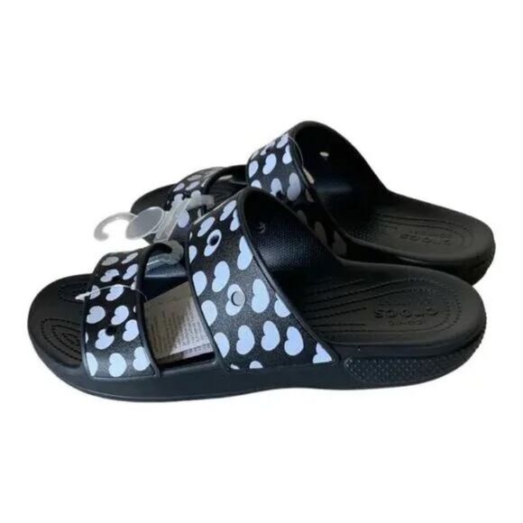 Crocs Heart Print Sandals Men\'s Size 15 Shoes NEW main image 4